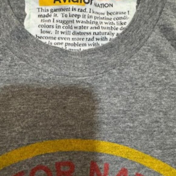 AVIATOR NATION LAGUNA BEACH BOYFRIEND TEE - HEATHER GREY - Picture 2 of 8